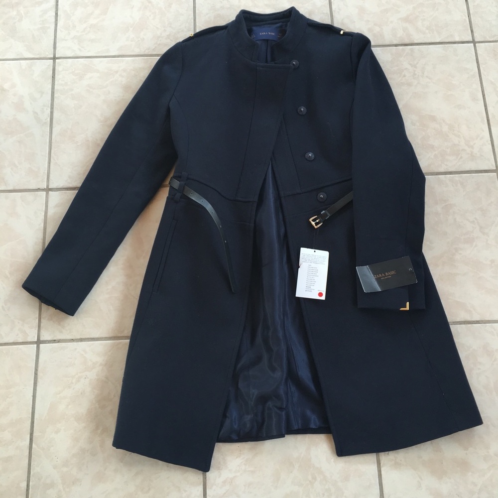Zara navy coat